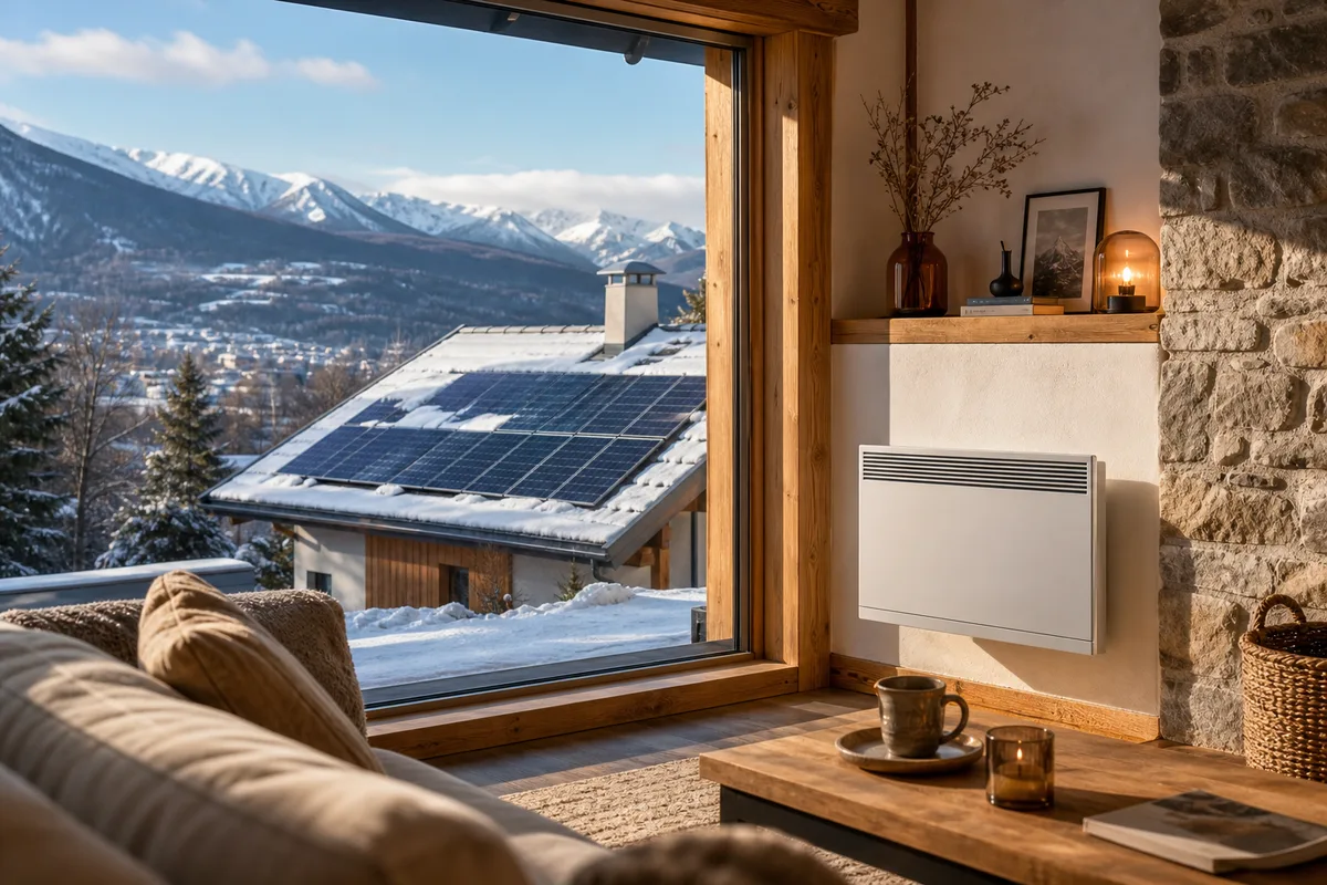 Chauffage électrique et solaire à Gap : le duo qui allège l’hiver