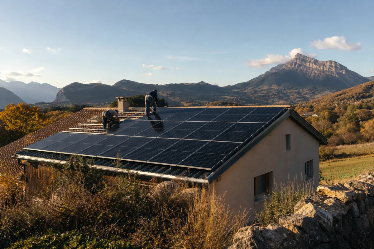 Panneau solaire La Freissinouse (05000) : installation photovoltaïque