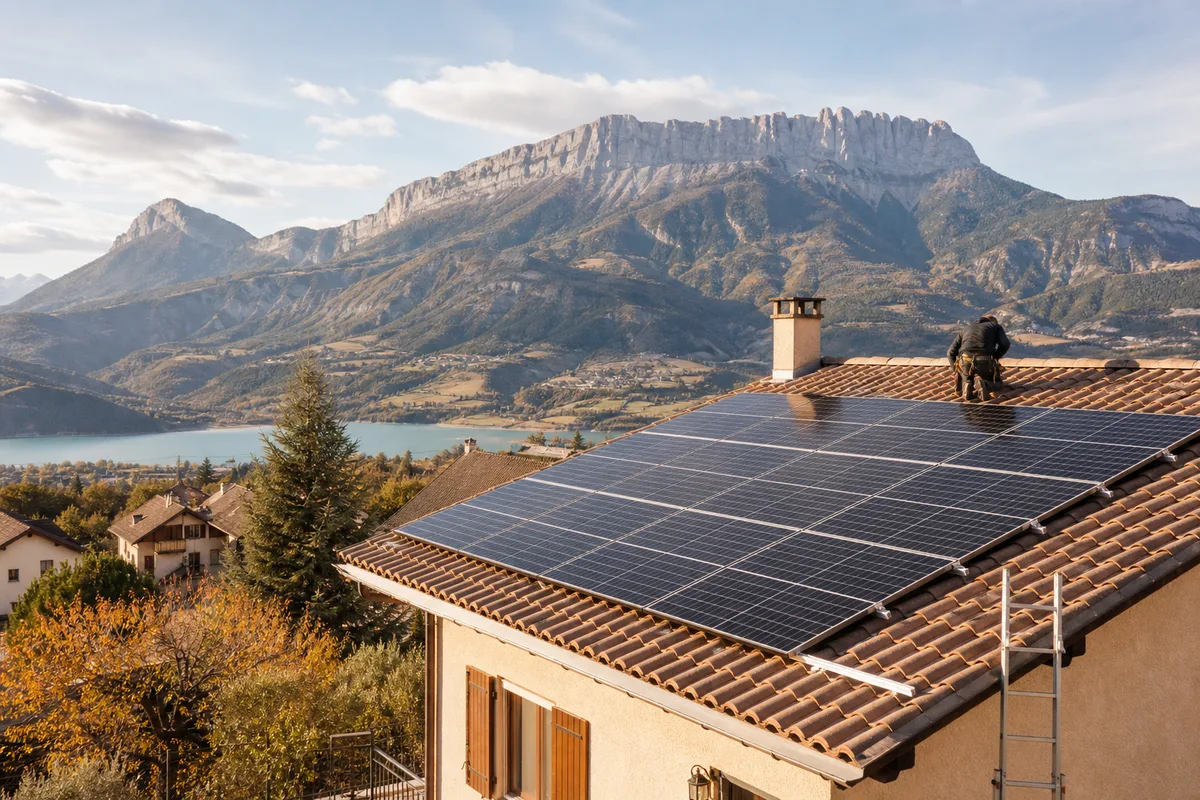 Panneau solaire Pelleautier (05000) : installation photovoltaïque